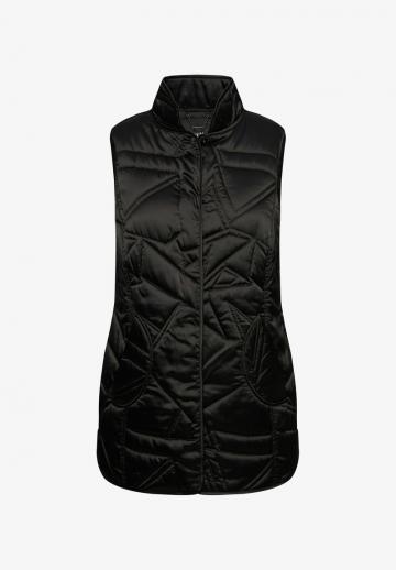 Длинный жилет