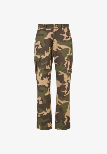 Брюки с накладными карманами