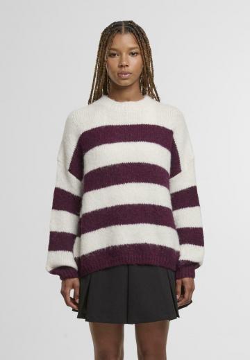 Пуловер в полоску
