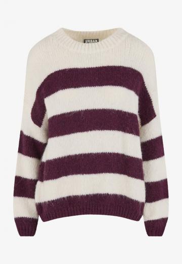 Пуловер в полоску