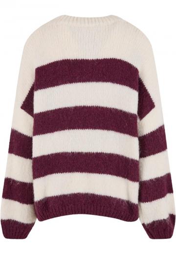 Пуловер в полоску