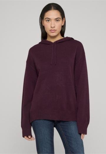 Пуловер с капюшоном