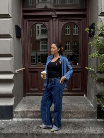 Джинсовая блузка