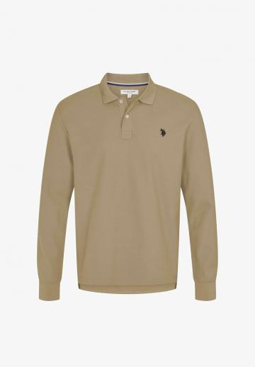 Поло с длинным рукавом