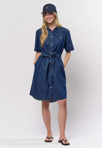 Джинсовое платье