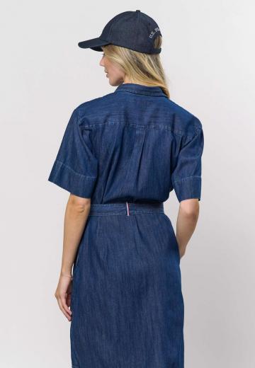 Джинсовое платье