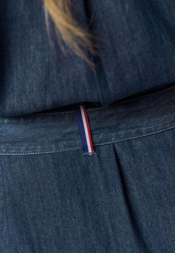 Джинсовое платье