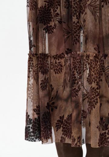 Юбка с воланами