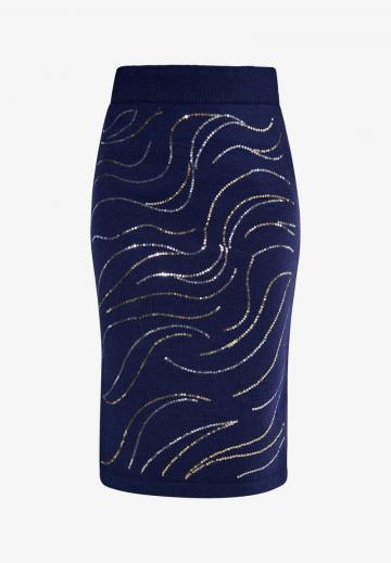 Вязаная юбка