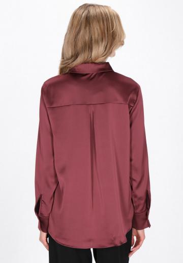 Атласная блузка