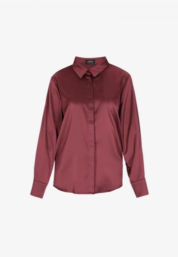 Атласная блузка