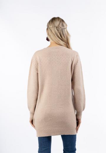 Длинный жилет