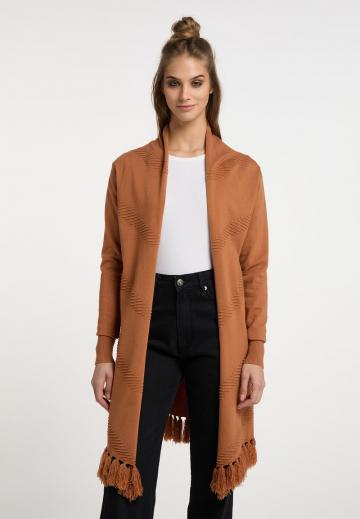 Длинный жилет