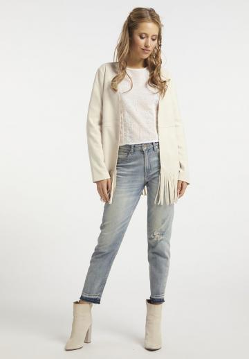 Длинный жилет