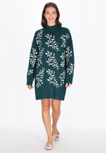 Вязаное платье