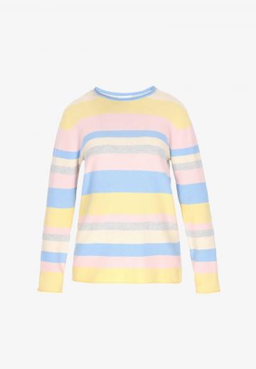 Пуловер в полоску