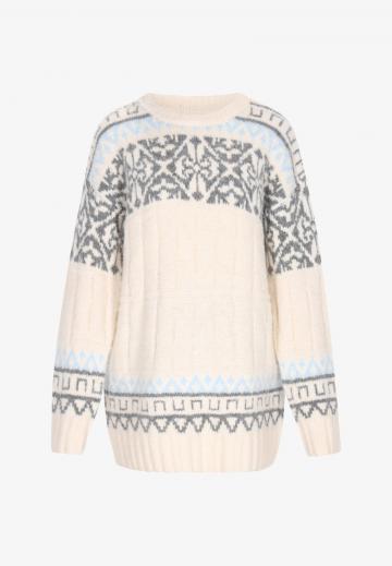 Длинный пуловер