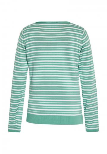 Пуловер в полоску