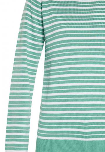 Пуловер в полоску