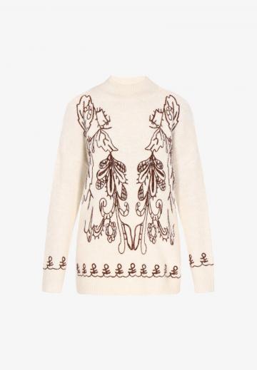 Длинный пуловер