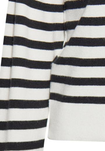 Пуловер в полоску