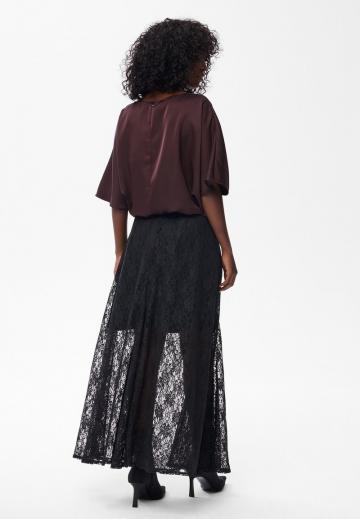 Атласная блузка