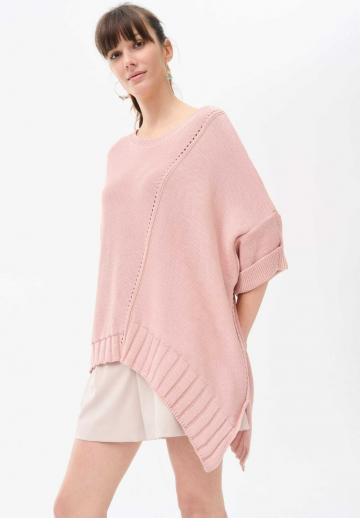 Пуловер с рукавом три четверти