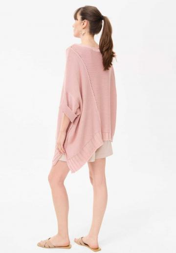 Пуловер с рукавом три четверти