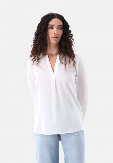 Атласная блузка