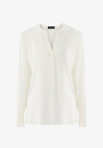 Атласная блузка