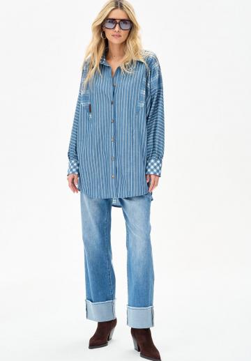 Длинная блузка