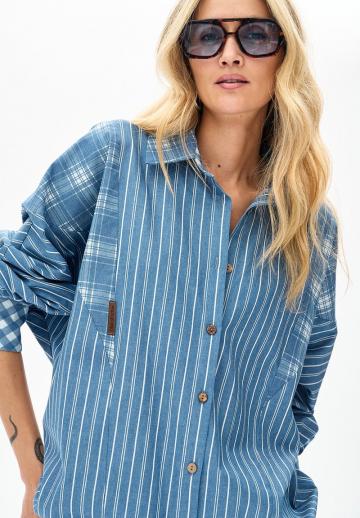 Длинная блузка