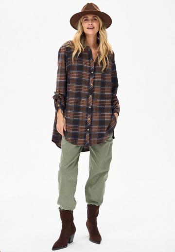 Длинная блузка