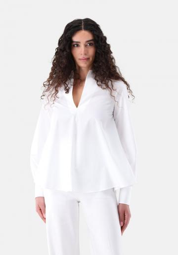 Атласная блузка