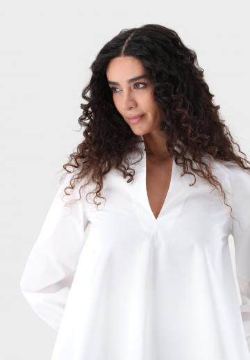 Атласная блузка