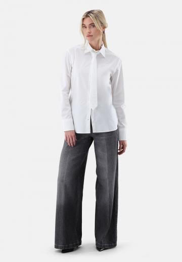 Атласная блузка