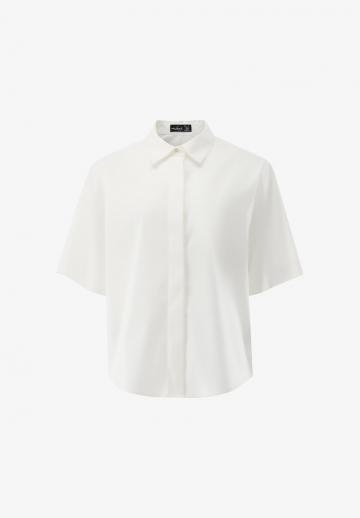 Атласная блузка