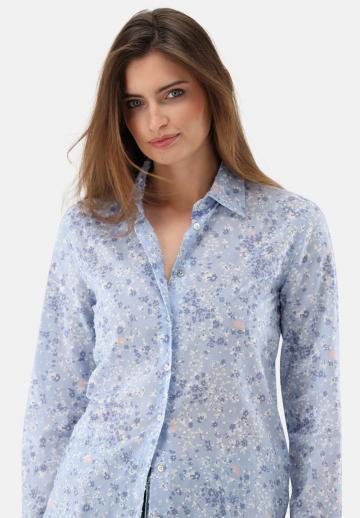 Атласная блузка