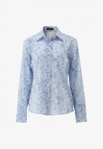 Атласная блузка