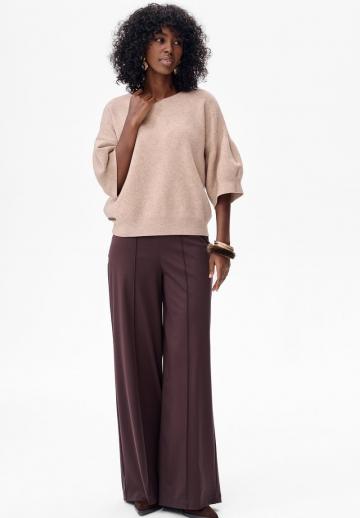 Пуловер с рукавом три четверти