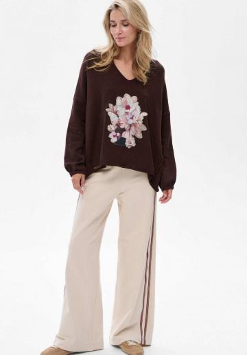 Длинный пуловер