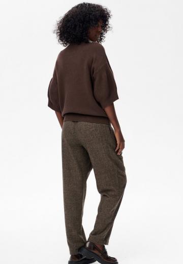 Пуловер с рукавом три четверти