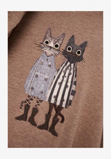 Длинный пуловер