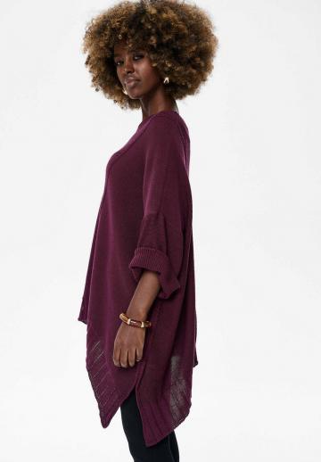 Длинный пуловер