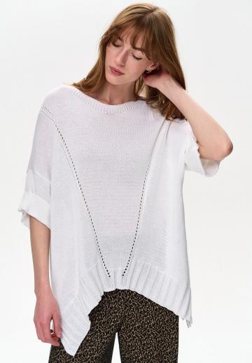 Пуловер с рукавом три четверти