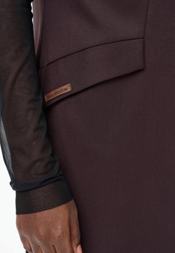 Длинный жилет