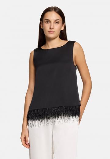 Блузка без рукавов