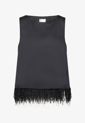 Блузка без рукавов