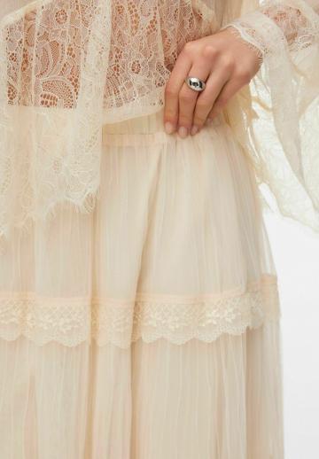 Юбка с воланами