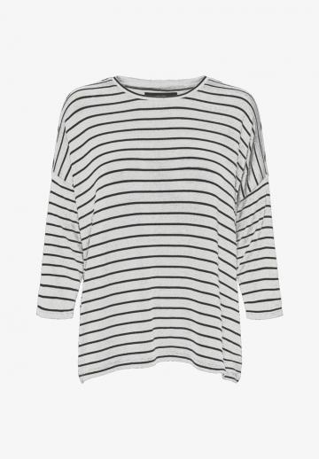 Пуловер с рукавом три четверти